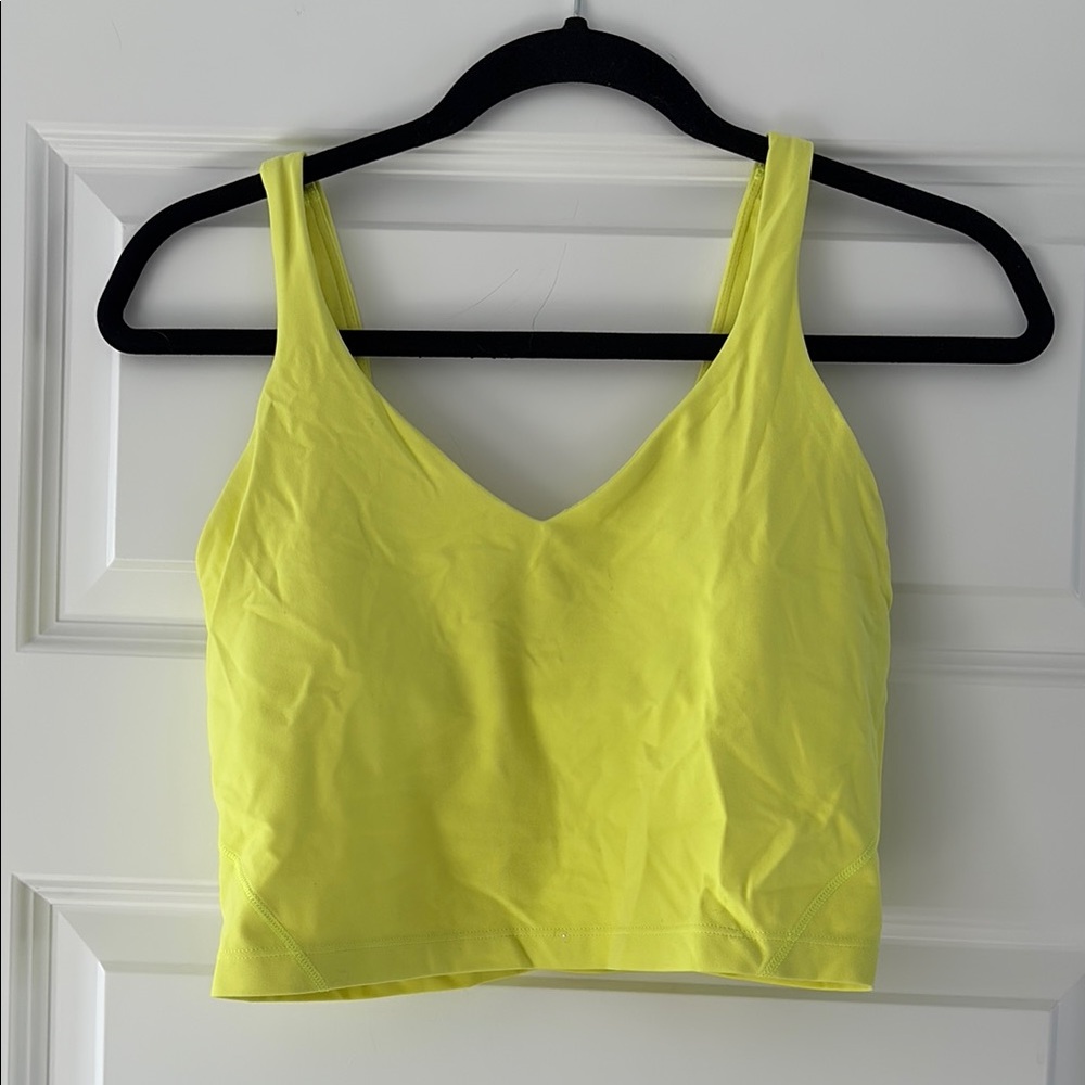 lululemon Align Tank A/B Cup Highlight Yellow